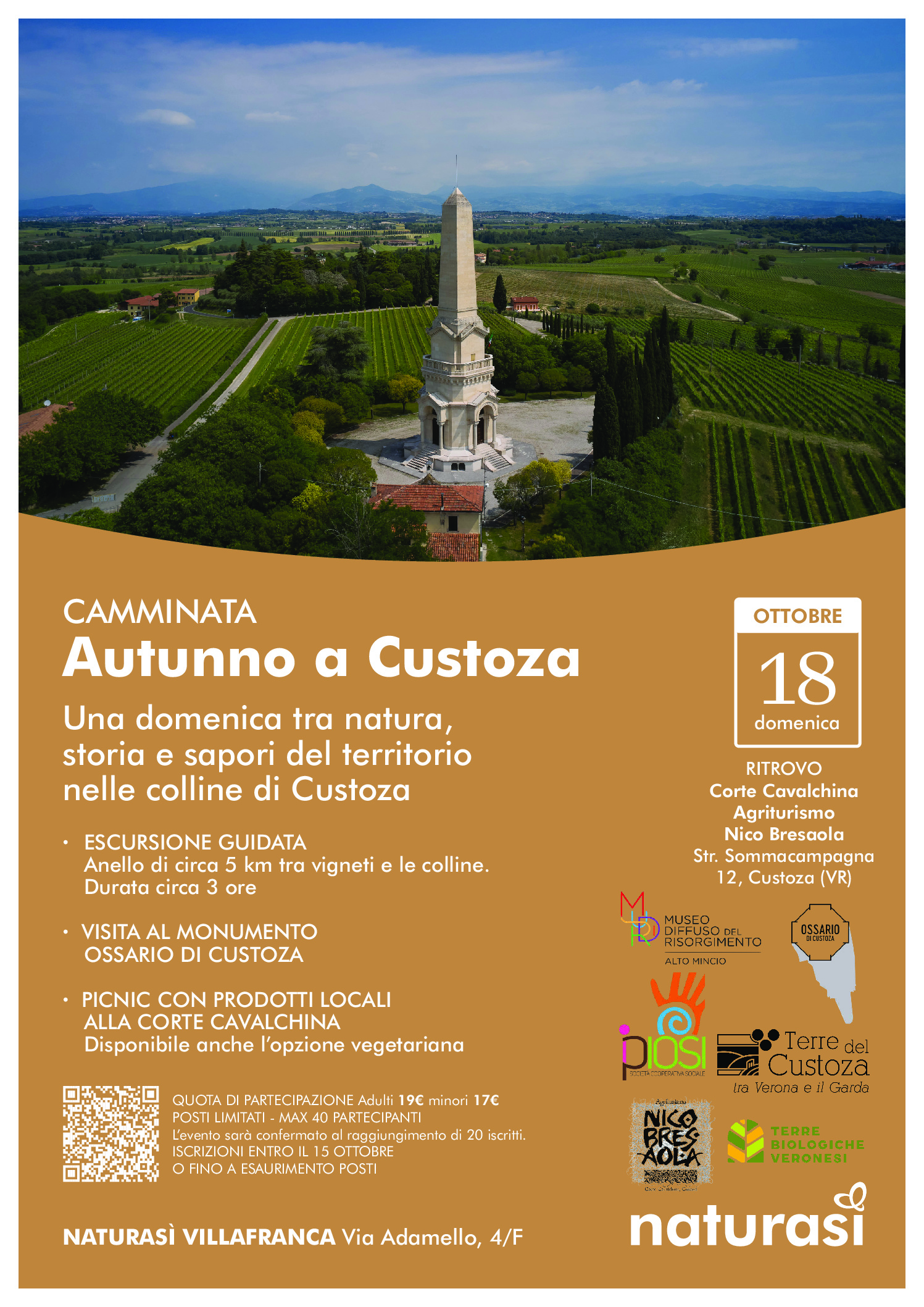 Autunno a Custoza: Storia, Natura e Bio